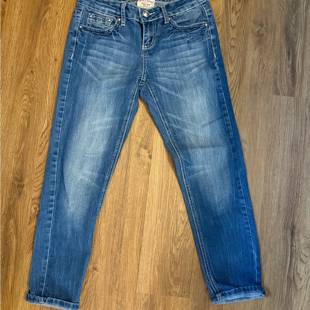 Red Camel Women's Blue Denim Capris size 7 juniors